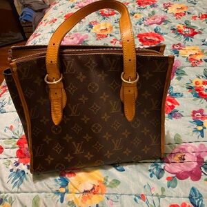 Louis Vuitton Monogram Brown and Tan Briefcase